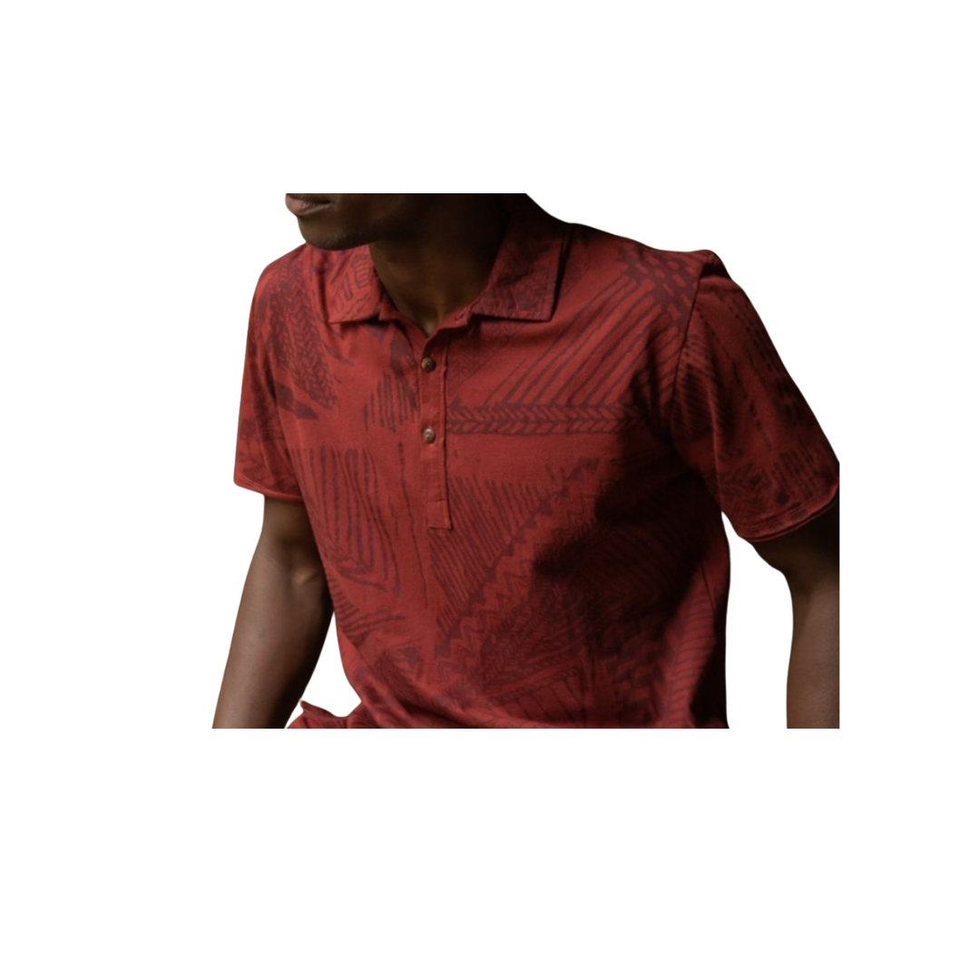 Wildlife Works Red Men’s Henley