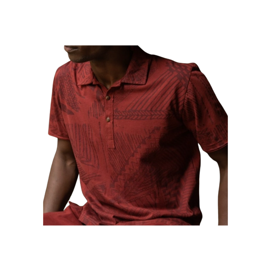 Wildlife Works Red Men’s Henley