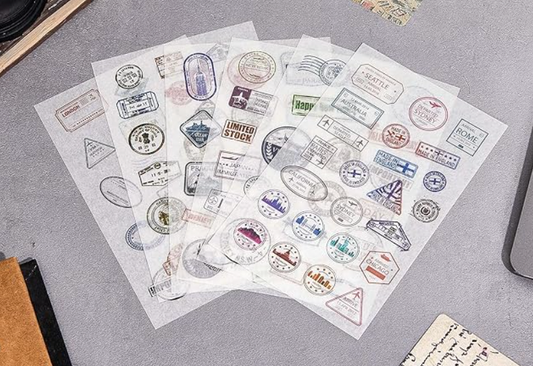 Passport Sticker Sheet