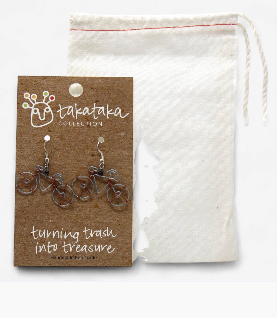 Bicycle Earrings