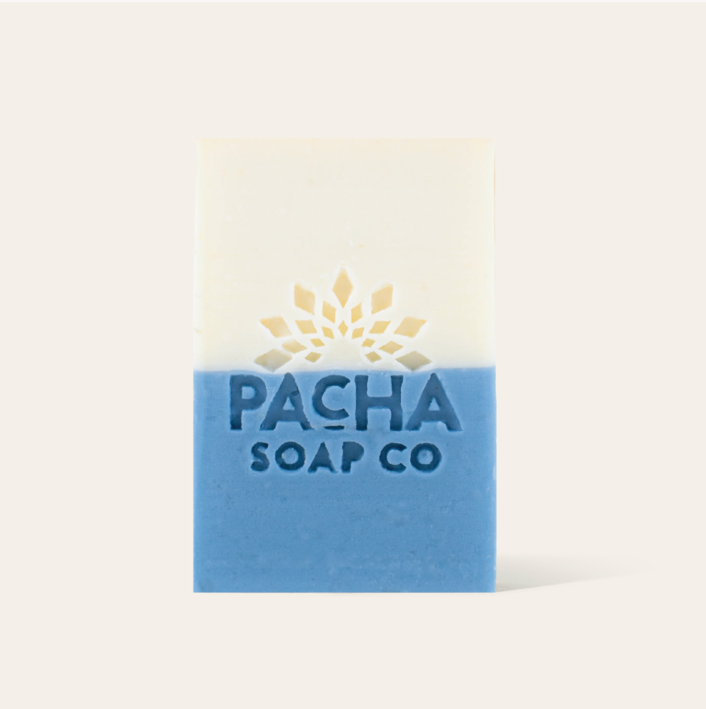 Blue Lotus and Coconut Milk Bar Soap by Pacha