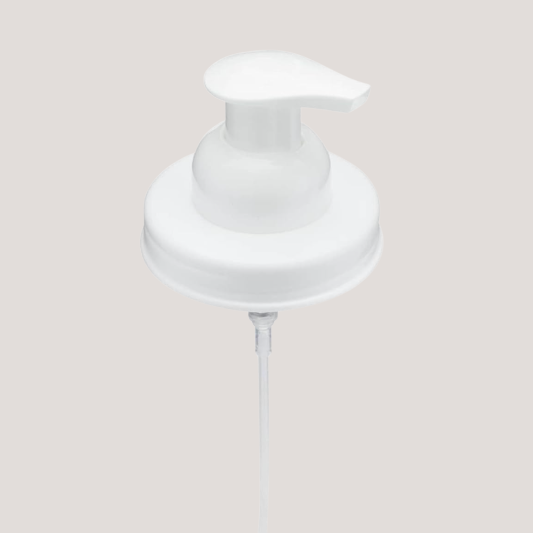 Foaming lid for Mason Jar (White)