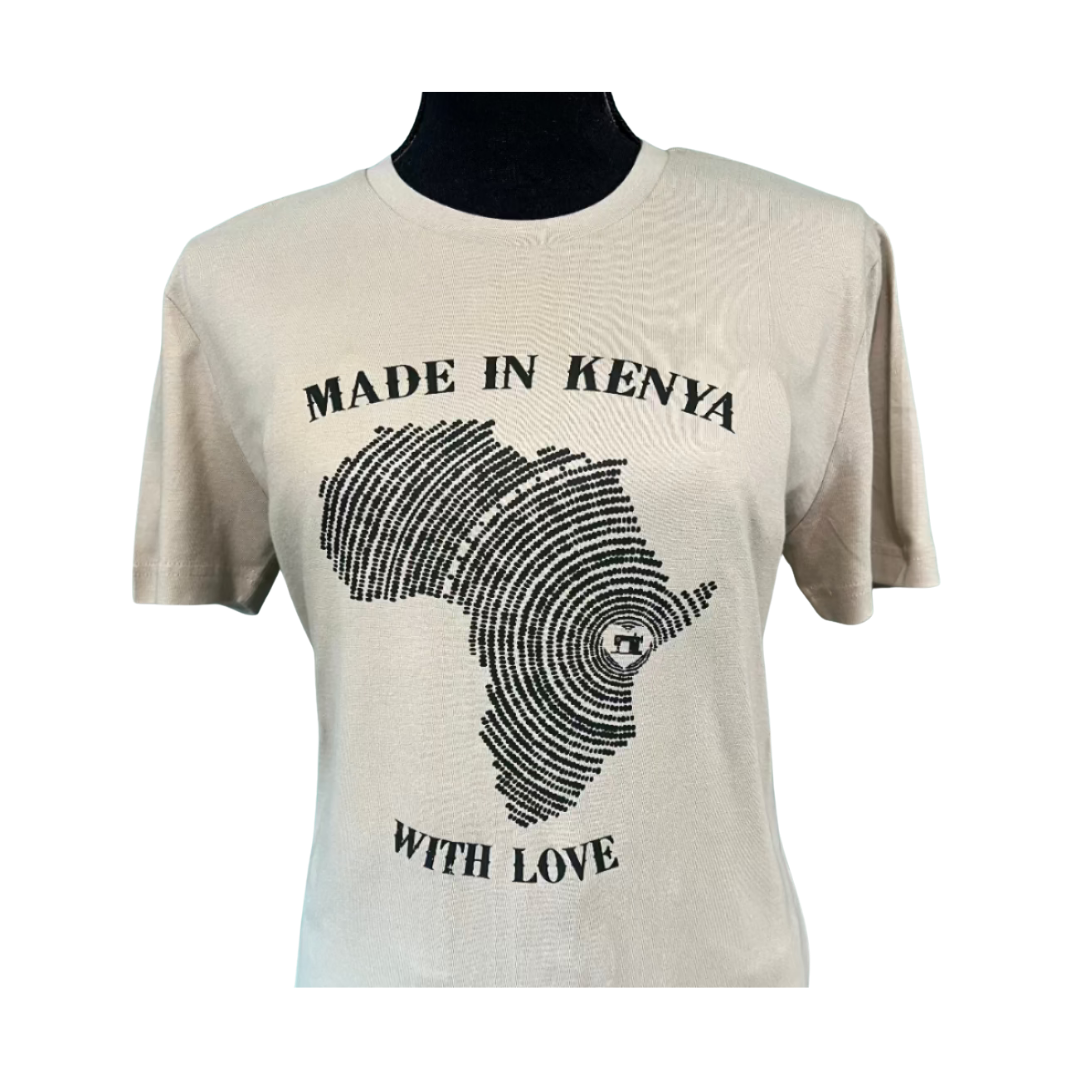 Wildlife Works Tee Beige "Made In Kenya"