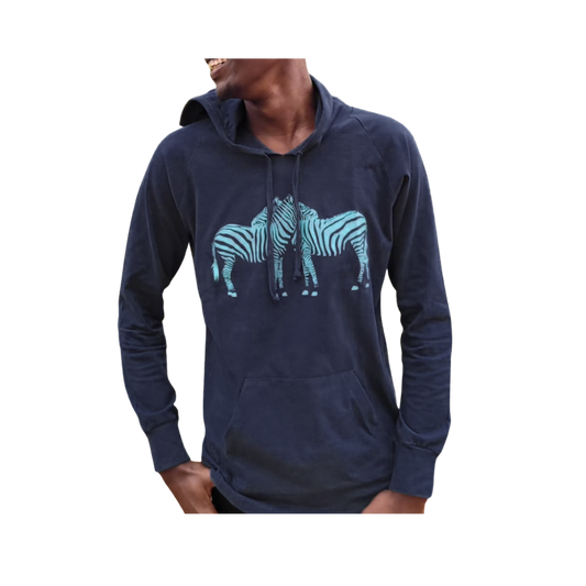 Zebra Hoodie by Wildlife Works