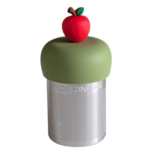 Red Apple | Floating Tea Infuser | Green Base | Red
