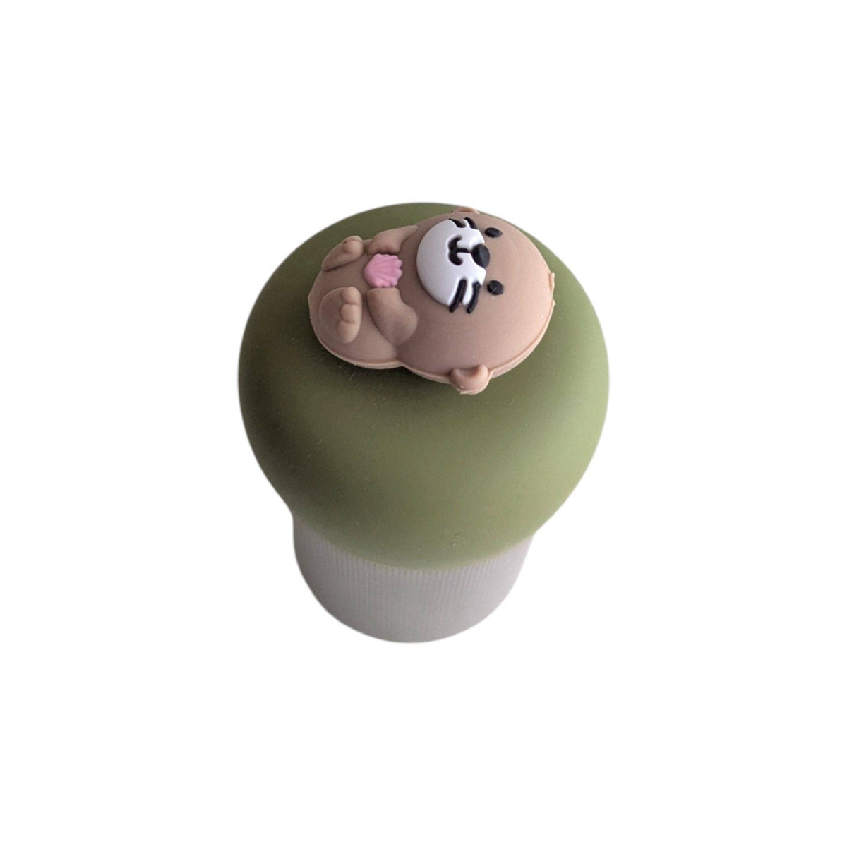 Otter with Shell | Floating Tea Infuser | Green Base | Brown