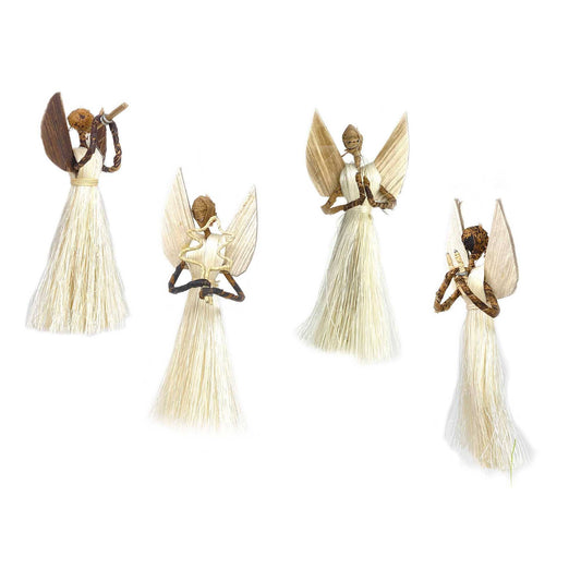 Sisal Floating Angel Ornaments (3.5 inch)