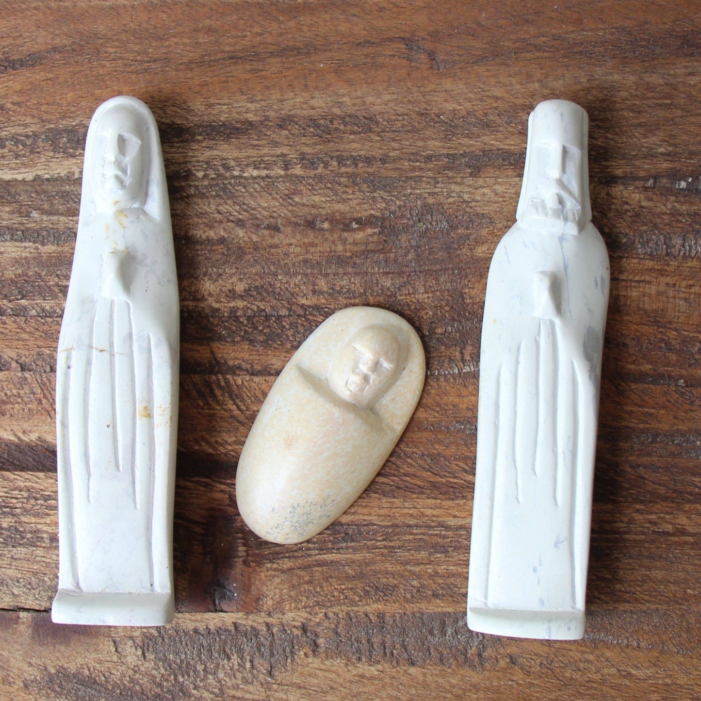 Kenya Kisii Soapstone Nativity 12 piece Set