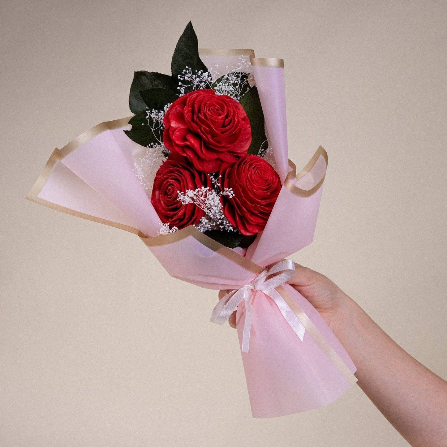 Simply Red Finished Bouquet