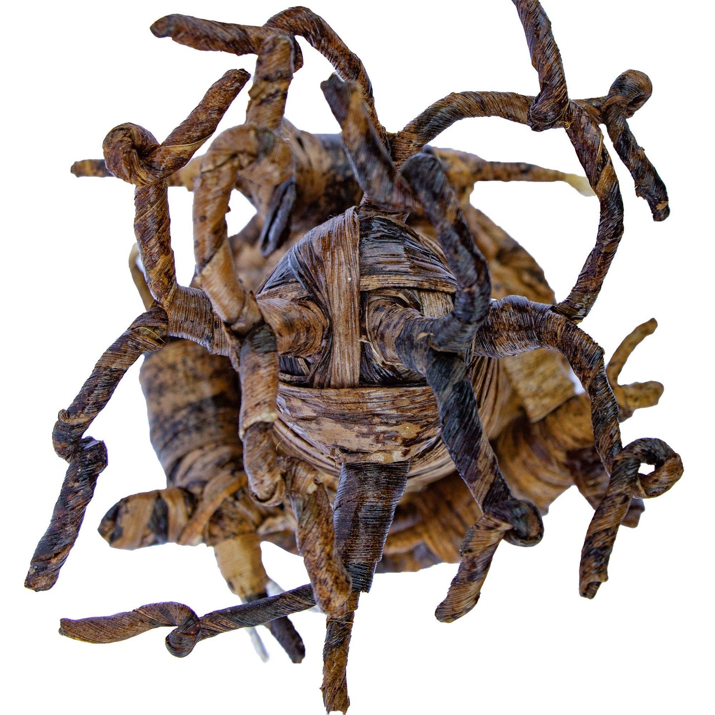 Banana Fiber Elephants Circling a Baobab Tree